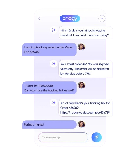 Bridgy AI Chat Assistant